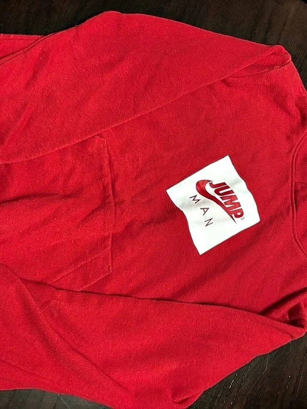 Jordan Jumpman Kids Red Hoodie Boys Medium